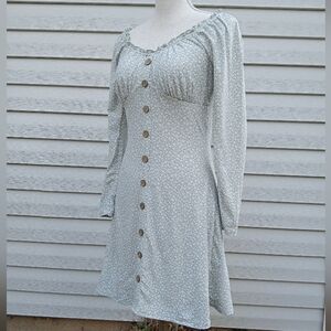 Super Soft Peasant Dress, M